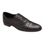 Pantofi barbati eleganti din piele naturala - Model Negru Matritat 18N